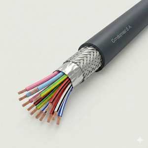 Cable 17 x 0,22 mm² · Malla Cu Estañado + Pantalla Al — Conduplast