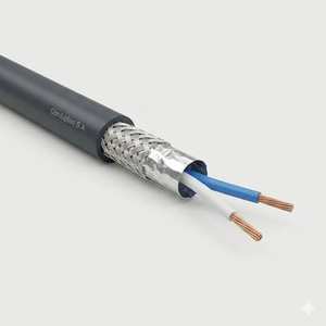 Cable 2 x 0,22 mm² · Malla Cu Estañado + Pantalla Al — Conduplast