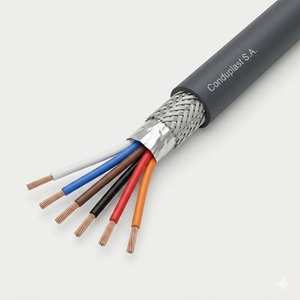 Cable 6 x 0,50 mm² · Malla Cu Estañado + Pantalla Al — Conduplast