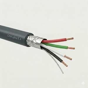 Cable 10 x 0,50 mm² · Cuerda Descarga Cu Estañado + Pantalla Al — Conduplast