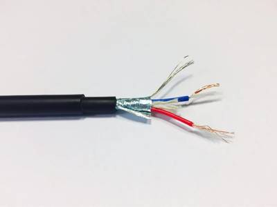 Cable 2 × 0,18 mm² · Malla trenzada Cu estañado + Foil Al — Conduplast